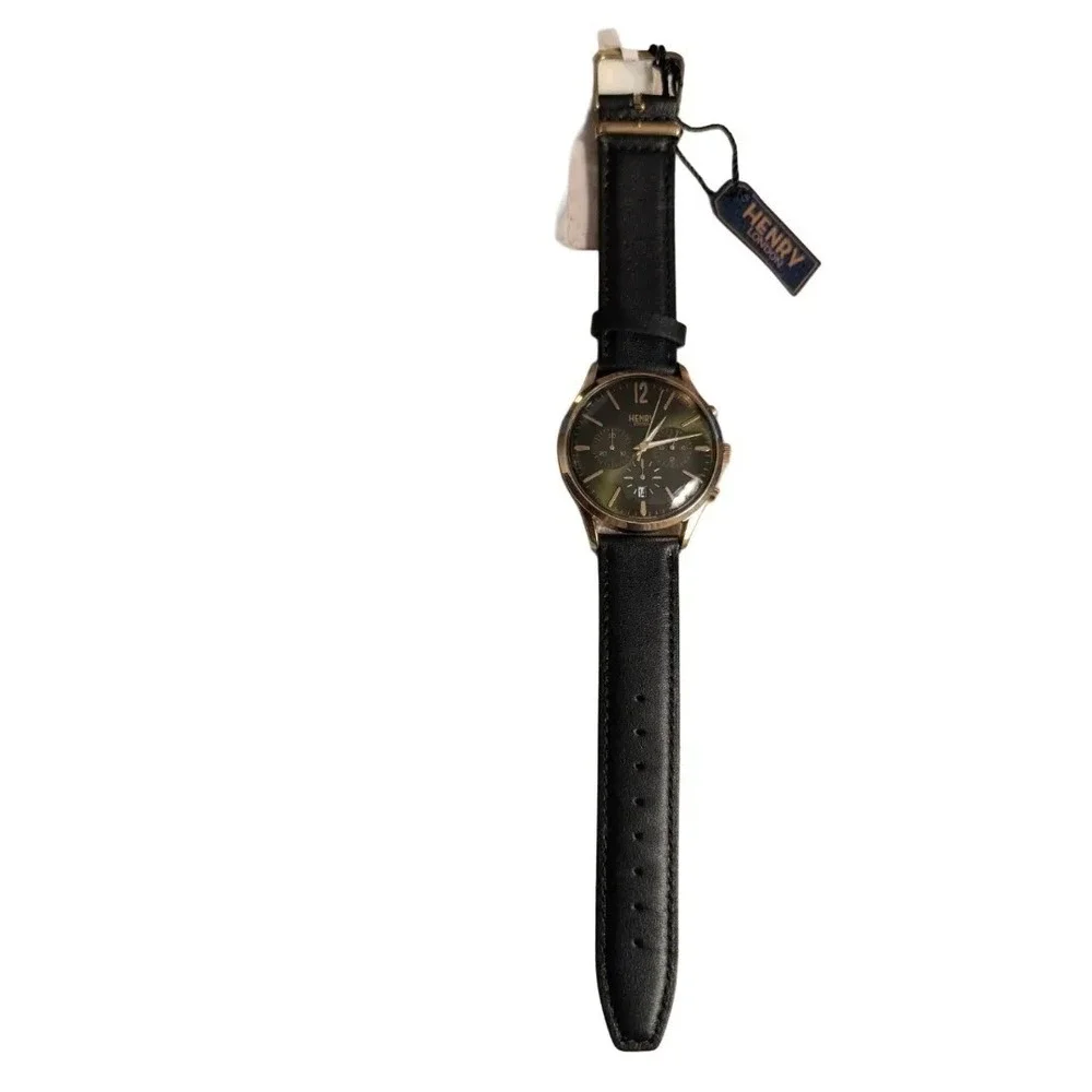 Henry London Chiswick Chronograph Watch Men's HL41-CS-0106 NIB $235